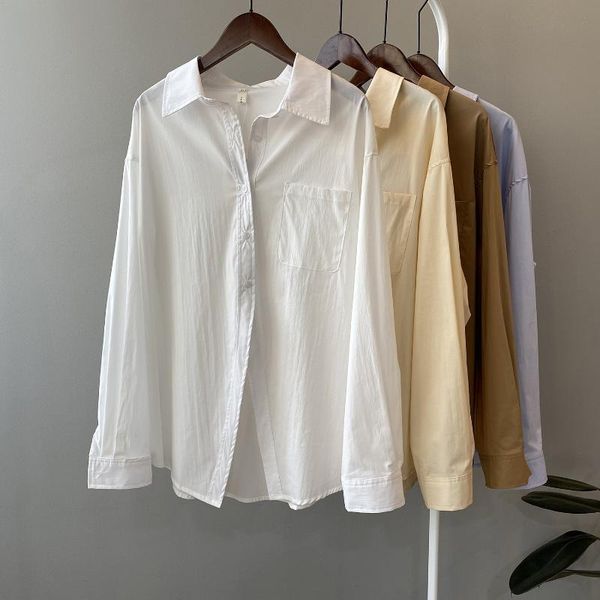 women's blouses & shirts 2021 spring turn down collar long sleeve womens and fashion cotton white shirt blusas roupa feminina
women's blouses & shirts 2021 spring turn down collar long sleeve womens and fashion cotton white shirt blusas roupa feminina