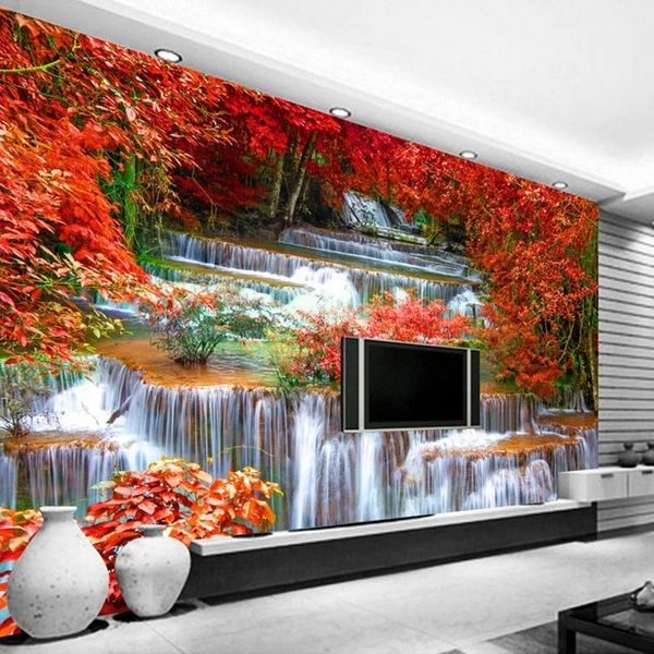 wallpapers custom 3d po self adhesive wallpaper natural forest trees waterfall living room tv background large murals modern painting
wallpapers custom 3d po self adhesive wallpaper natural forest trees waterfall living room tv background large murals modern painting