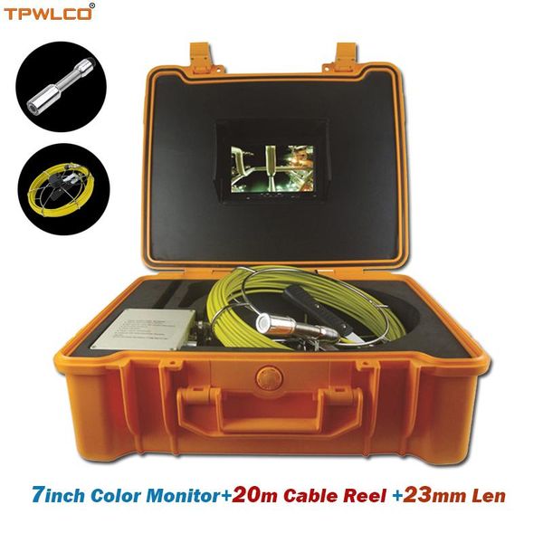 7inch lcd underground pipeline inspection system 20m cable waterproof 23mm industrial drain pipe endoscope video camera ip cameras
7inch lcd underground pipeline inspection system 20m cable waterproof 23mm industrial drain pipe endoscope video camera ip cameras