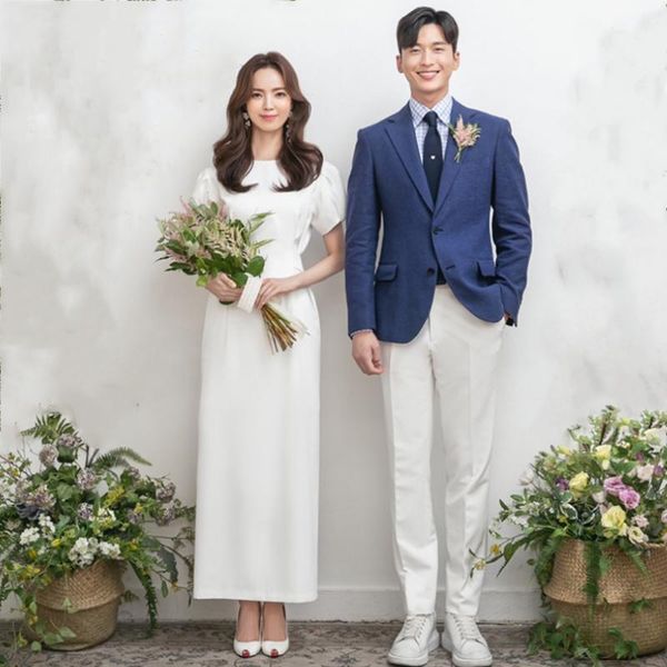 other wedding dresses simple dress ankle length satin short sleeve korean party reception pos shooting vestido elegante1, White
other wedding dresses simple dress ankle length satin short sleeve korean party reception pos shooting vestido elegante1, White