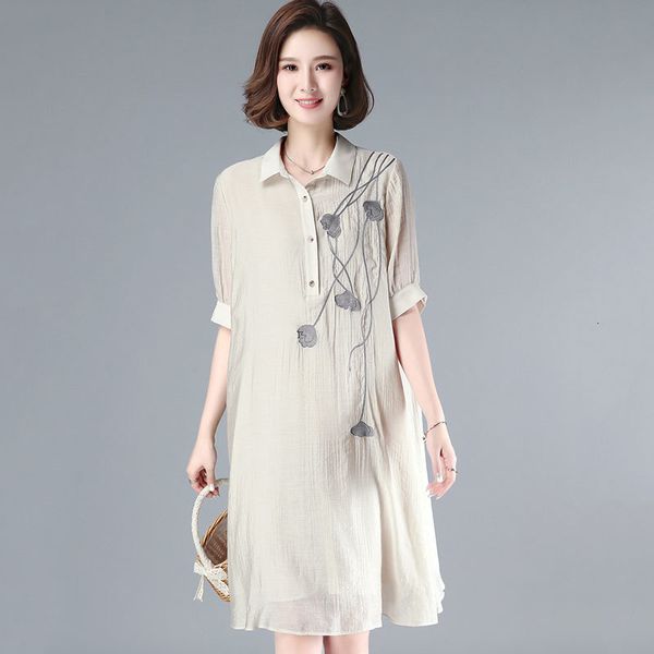 casual dresses -4xl girl's loose will see 2021 casual fashion short sleeve shirt soft embroidered mother, Black;gray
casual dresses -4xl girl's loose will see 2021 casual fashion short sleeve shirt soft embroidered mother, Black;gray