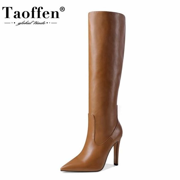 boots taoffen size 34-43 women knee high thin heel fashion winter shoes for party club footwear long, Black
boots taoffen size 34-43 women knee high thin heel fashion winter shoes for party club footwear long, Black