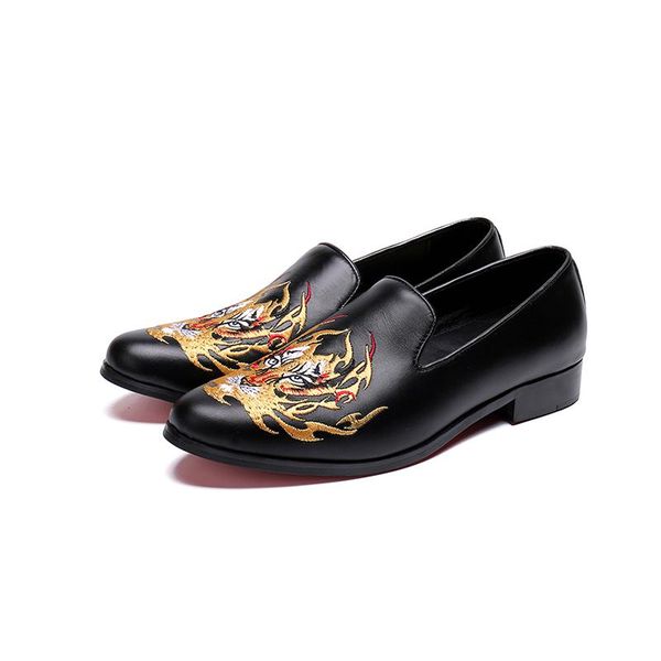 dress shoes mens brand business slip-on genuine leather black italian fashion tiger pattern wedding party
dress shoes mens brand business slip-on genuine leather black italian fashion tiger pattern wedding party