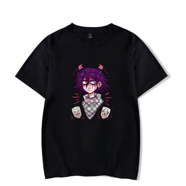 men's t-shirts kokichi ouma printing spring summer holiday street graffiti men/women casual camping t-shirt novelty style, White;black
men's t-shirts kokichi ouma printing spring summer holiday street graffiti men/women casual camping t-shirt novelty style, White;black