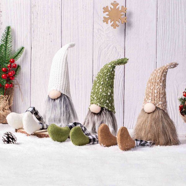 christmas new decorative knitted wool lattice long leg faceless doll shopping mall ornaments
christmas new decorative knitted wool lattice long leg faceless doll shopping mall ornaments