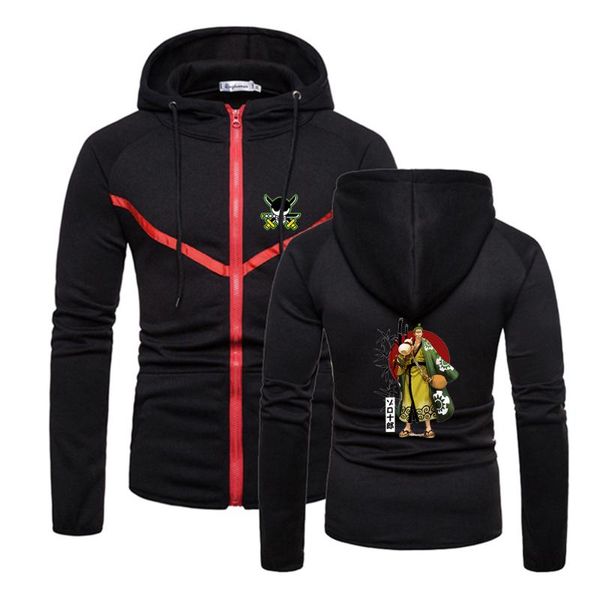 men's hoodies & sweatshirts 2021 one piece printing roronoa zoro zipper comfortable wild fitness solid color casual sportswear, Black
men's hoodies & sweatshirts 2021 one piece printing roronoa zoro zipper comfortable wild fitness solid color casual sportswear, Black