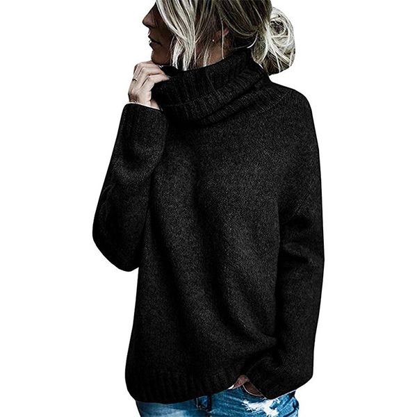 autumn and winter foreign trade new irregular knitted sweater women's turtleneck long sleeve pullover, White;black
autumn and winter foreign trade new irregular knitted sweater women's turtleneck long sleeve pullover, White;black