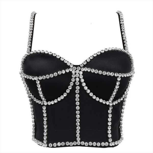 in rhinestone with built womens tanks bra push up bralette sleeveless women camis off shoulder summer nightclub clothing, White
in rhinestone with built womens tanks bra push up bralette sleeveless women camis off shoulder summer nightclub clothing, White