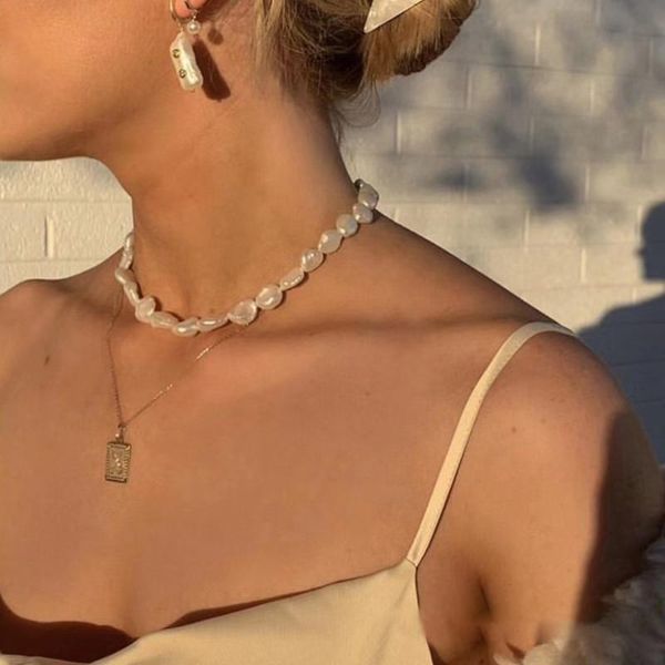 sterling silver freshwater natural baroque keshi pearl choker necklace wedding charming luxury jewelry for women gift chains
sterling silver freshwater natural baroque keshi pearl choker necklace wedding charming luxury jewelry for women gift chains