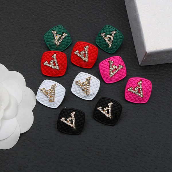 5color 18k gold plated brand designer letters stud dangle earrings copper metal geometry women crystal rhinestone wedding party gifts jewelr, Silver
5color 18k gold plated brand designer letters stud dangle earrings copper metal geometry women crystal rhinestone wedding party gifts jewelr, Silver