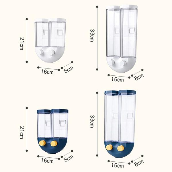 push-type wall-mounted cereals storage tank kitchen waterproof sealed grains dispenser k9store bottles & jars
push-type wall-mounted cereals storage tank kitchen waterproof sealed grains dispenser k9store bottles & jars