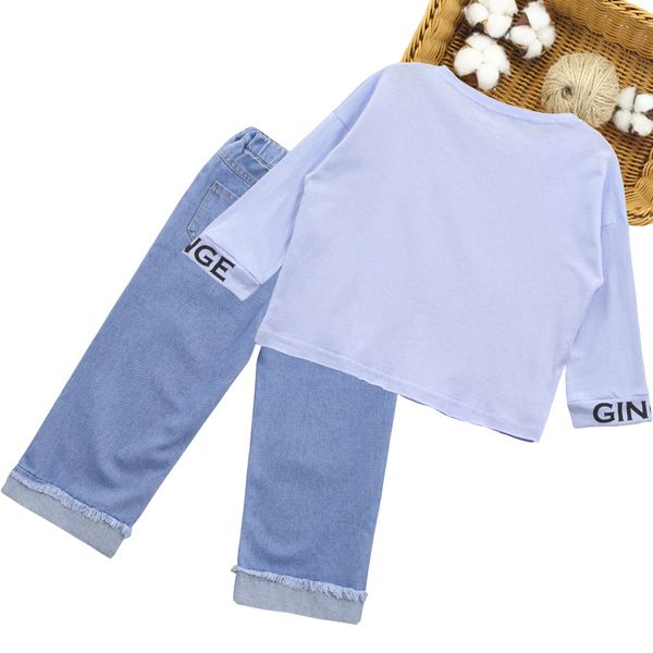 teen girls clothing sweatshirt + jeans girls clothing letter costume for girl casual style childrens clothes 6 8 10 12 14, White
teen girls clothing sweatshirt + jeans girls clothing letter costume for girl casual style childrens clothes 6 8 10 12 14, White