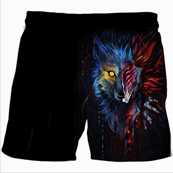 men's shorts summer harajuku cartoon animal wolf 3d digital printed beach boys & girls casual pants mesh fast dry, White;black
men's shorts summer harajuku cartoon animal wolf 3d digital printed beach boys & girls casual pants mesh fast dry, White;black