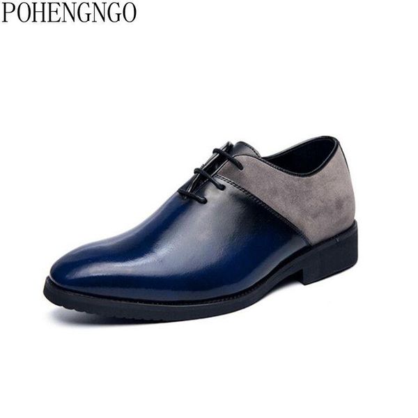men dress shoes wedding fashion office footwear comfy splicing pu leather business formal blue black
men dress shoes wedding fashion office footwear comfy splicing pu leather business formal blue black