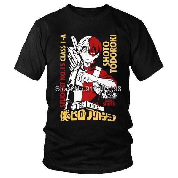 men's t-shirts tvoe my hero academia so todoroki men novelty t shirt short sleeve anime lover tshirt cotton tee clothing, White;black
men's t-shirts tvoe my hero academia so todoroki men novelty t shirt short sleeve anime lover tshirt cotton tee clothing, White;black