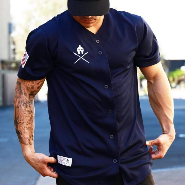 shirtsmen's summer fitness short sleeve casual knitted shirt running training suit, White;black
shirtsmen's summer fitness short sleeve casual knitted shirt running training suit, White;black