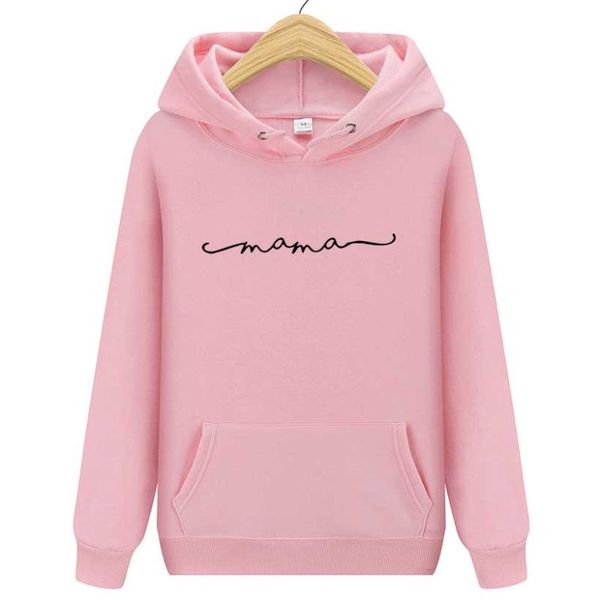 women's hoodies & sweatshirts mama letter women harajuku casual coat two layers hat 2021 winter fleece pink pullover thick loose sweats, Black
women's hoodies & sweatshirts mama letter women harajuku casual coat two layers hat 2021 winter fleece pink pullover thick loose sweats, Black