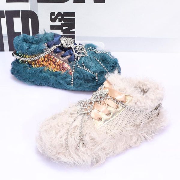 boots olomlb womens round toe real lambswool fur ankle rhinestones crystal chain shoes sequins bling furry warm winter snow, Black
boots olomlb womens round toe real lambswool fur ankle rhinestones crystal chain shoes sequins bling furry warm winter snow, Black