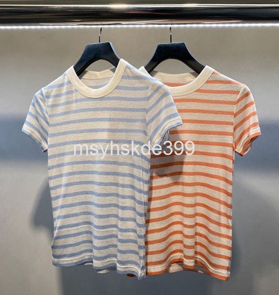 women's t-shirt successively issued aw wang's striped cotton knitwear in spring and summer , versatile slim fit jacket, t-shirt wo, White
women's t-shirt successively issued aw wang's striped cotton knitwear in spring and summer , versatile slim fit jacket, t-shirt wo, White