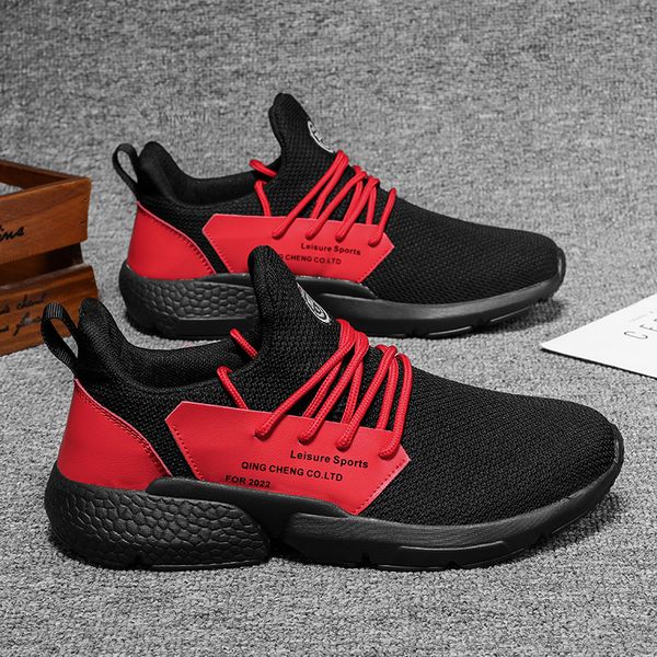 men breathable sneakers lightweight wearable flying woven casual shoes running shock-absorbing shoes zapatillas hombre, Black
men breathable sneakers lightweight wearable flying woven casual shoes running shock-absorbing shoes zapatillas hombre, Black
