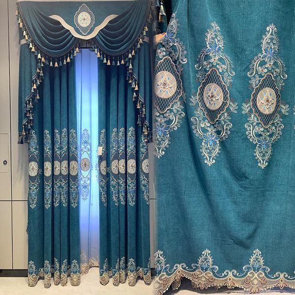 curtain & drapes european-style velvet embroidery flowers semi-shade curtains for living dining room bedroom
curtain & drapes european-style velvet embroidery flowers semi-shade curtains for living dining room bedroom