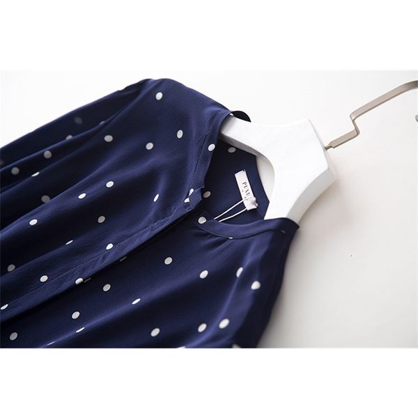 dress retro hepburn wind navy blue polka dot printed silk belt female 2021 fashion style, Black;gray
dress retro hepburn wind navy blue polka dot printed silk belt female 2021 fashion style, Black;gray