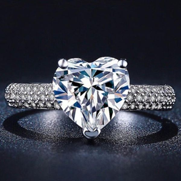 wedding rings milangirl fashion crystal heart shaped women's zircon engagement glamour jewelry, Slivery;golden
wedding rings milangirl fashion crystal heart shaped women's zircon engagement glamour jewelry, Slivery;golden