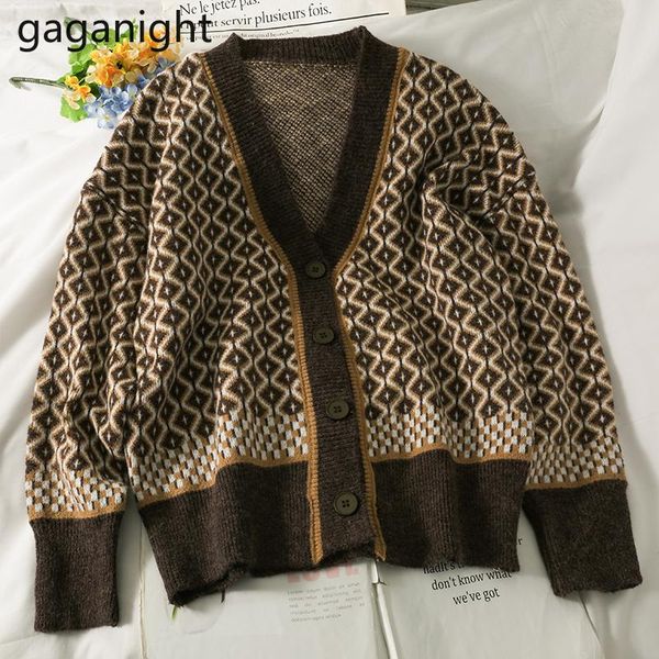 women's knits & tees gaganight vintage women cardigan knitted fall winter korean fashion sweater long sleeves v neck kardigans outwear, White
women's knits & tees gaganight vintage women cardigan knitted fall winter korean fashion sweater long sleeves v neck kardigans outwear, White