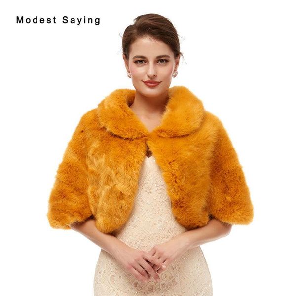 wraps & jackets elegant deep yellow evening party faux fur shawls 2021 arrival prom lapel collar stoles warm shrugs wedding accessories, White
wraps & jackets elegant deep yellow evening party faux fur shawls 2021 arrival prom lapel collar stoles warm shrugs wedding accessories, White