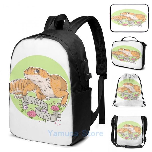 backpack funny graphic print pickup geckos u lookin fine usb charge men school bags women bag travel laptop
backpack funny graphic print pickup geckos u lookin fine usb charge men school bags women bag travel laptop