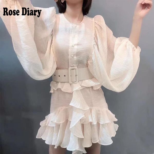 casual dresses rosediary runway designer button up ruffles party night lantern sleeve street chic boho mini short dress vestidos, Black;gray
casual dresses rosediary runway designer button up ruffles party night lantern sleeve street chic boho mini short dress vestidos, Black;gray