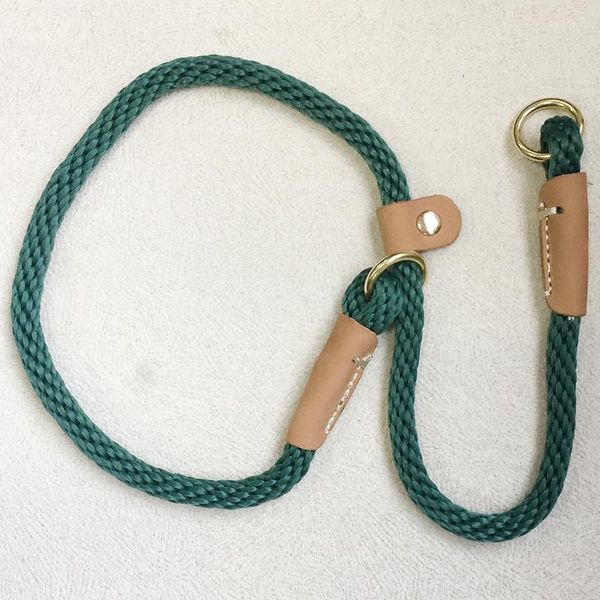 dog collars & leashes handmade leather dogs round braided rope nylon choke collar with sliding ser borwn green red
dog collars & leashes handmade leather dogs round braided rope nylon choke collar with sliding ser borwn green red