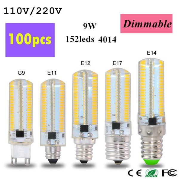bulbs 100pcs corn light 152leds lampada led e11 e12 e14 e17 g9 b15 lamp 110v 220v silicone crystal candle chandelier christmas lights
bulbs 100pcs corn light 152leds lampada led e11 e12 e14 e17 g9 b15 lamp 110v 220v silicone crystal candle chandelier christmas lights