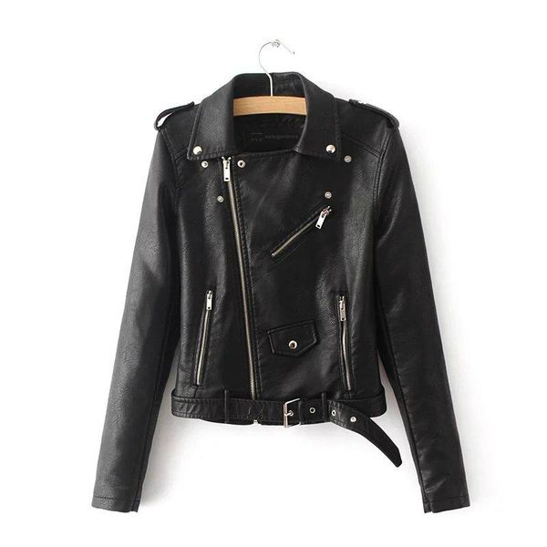 women's jackets autumn black basic jacket women casual zipper short faux leather motorcycle pu ladies street coat, Black;brown
women's jackets autumn black basic jacket women casual zipper short faux leather motorcycle pu ladies street coat, Black;brown