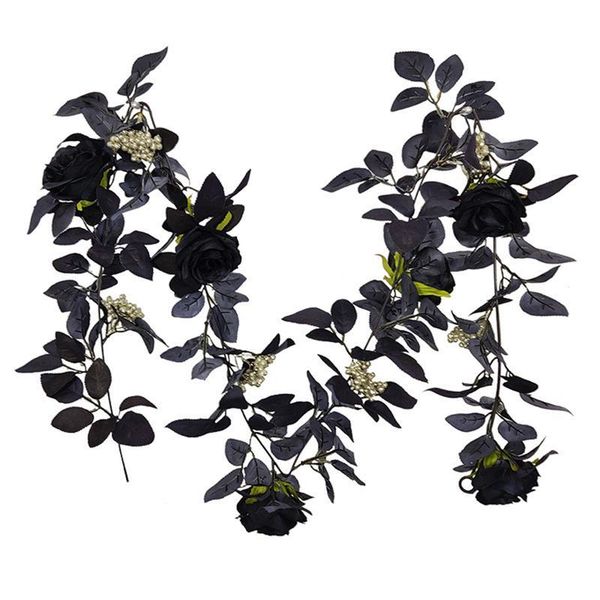 decorative flowers & wreaths artificial silk black roses flower vine fake cloth ivy hanging rose garland home wall decoration faux plants le
decorative flowers & wreaths artificial silk black roses flower vine fake cloth ivy hanging rose garland home wall decoration faux plants le