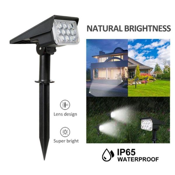 solar lamps outdoor landscape spotlights waterproof wireless porch panel silicon garden driveway yard landscaping t6t0
solar lamps outdoor landscape spotlights waterproof wireless porch panel silicon garden driveway yard landscaping t6t0