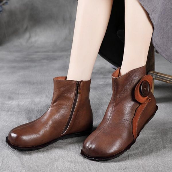 boots ankle women zip genuine leather shoes 2021 spring ladies round toe flat with button handmade concise platform, Black
boots ankle women zip genuine leather shoes 2021 spring ladies round toe flat with button handmade concise platform, Black