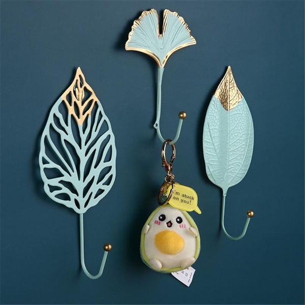 hooks & rails nordic wall for hanging clothes no-punch hanger coat key hook iron art decorations golden leaves home storage
hooks & rails nordic wall for hanging clothes no-punch hanger coat key hook iron art decorations golden leaves home storage
