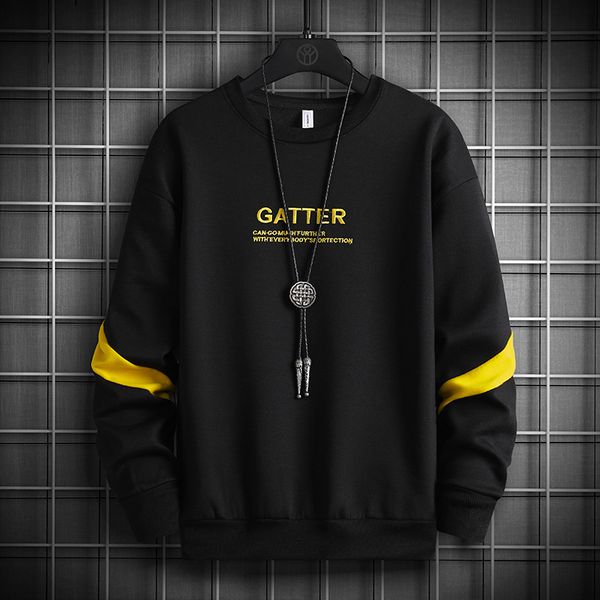 mens sweater weiyi men's 2021 spring new street fashion clothes round neck embroidery sleeve, Black
mens sweater weiyi men's 2021 spring new street fashion clothes round neck embroidery sleeve, Black