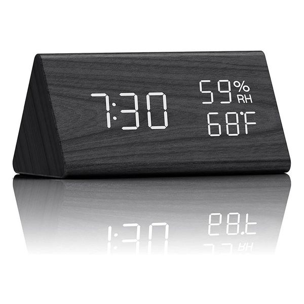 other clocks & accessories digital alarm clock electronic led time display 3 settings adjustable brightness humidity temperature detect
other clocks & accessories digital alarm clock electronic led time display 3 settings adjustable brightness humidity temperature detect