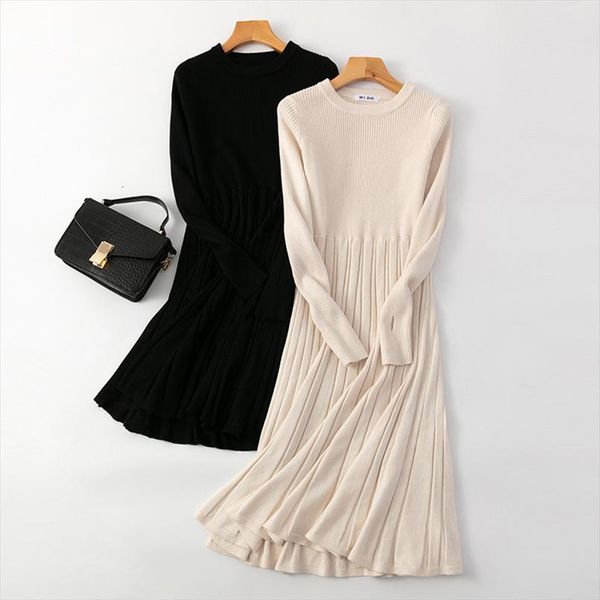 chic long knit maxi women dress sweater autumn winter knitted a line ribbed thick christmas pullover party dresses, Black;gray
chic long knit maxi women dress sweater autumn winter knitted a line ribbed thick christmas pullover party dresses, Black;gray