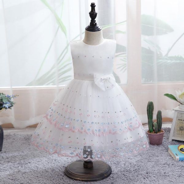 girl's dresses flower girls illusion cute sleeveless bow embroidery tulle o-neck knee-length luxury pink kids party princess gown f135, Red;yellow
girl's dresses flower girls illusion cute sleeveless bow embroidery tulle o-neck knee-length luxury pink kids party princess gown f135, Red;yellow