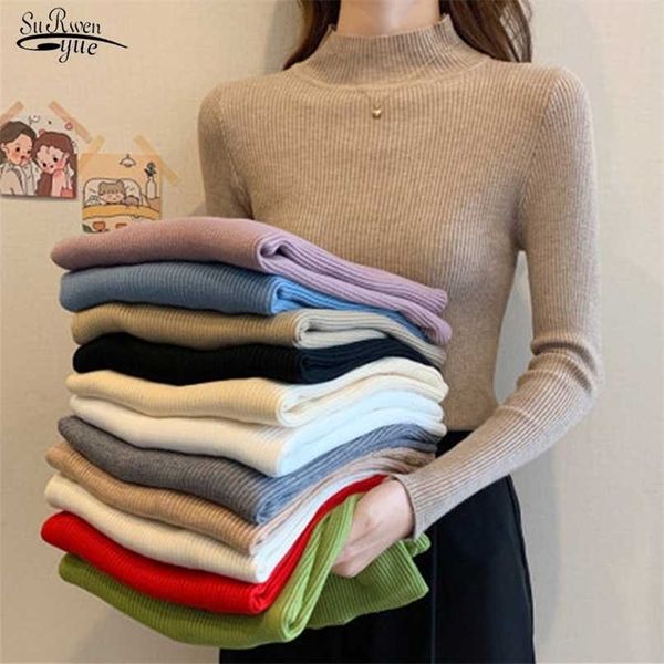 turtleneck women knitted sweater pullovers autumn winter long sleeve solid slim casual girls full femme 17342 211011, White;black
turtleneck women knitted sweater pullovers autumn winter long sleeve solid slim casual girls full femme 17342 211011, White;black