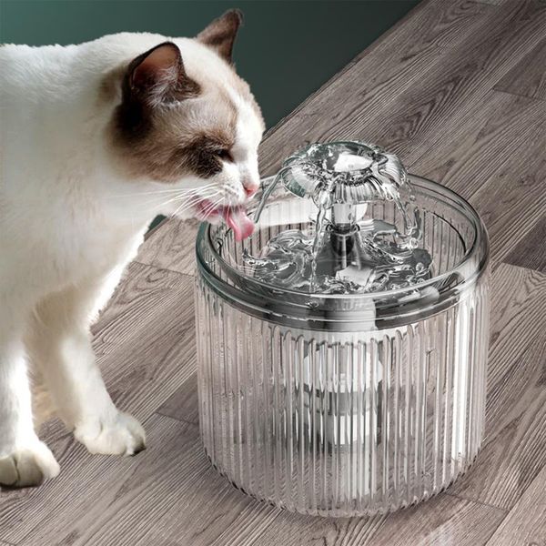 cat bowls & feeders water fountain 2.6l/88oz pet transparent automatic dispenser silent drinking for dogs multiple pets
cat bowls & feeders water fountain 2.6l/88oz pet transparent automatic dispenser silent drinking for dogs multiple pets