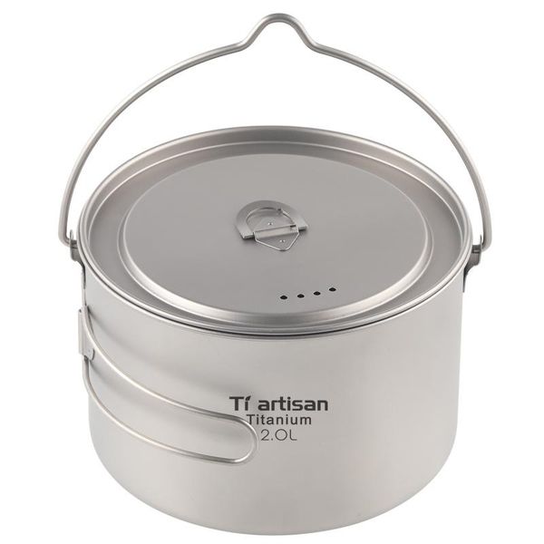 mugs tiartisan 2000ml outdoor titanium pot water cup tableware camping cooking pots picnic hanging with lid handle
mugs tiartisan 2000ml outdoor titanium pot water cup tableware camping cooking pots picnic hanging with lid handle