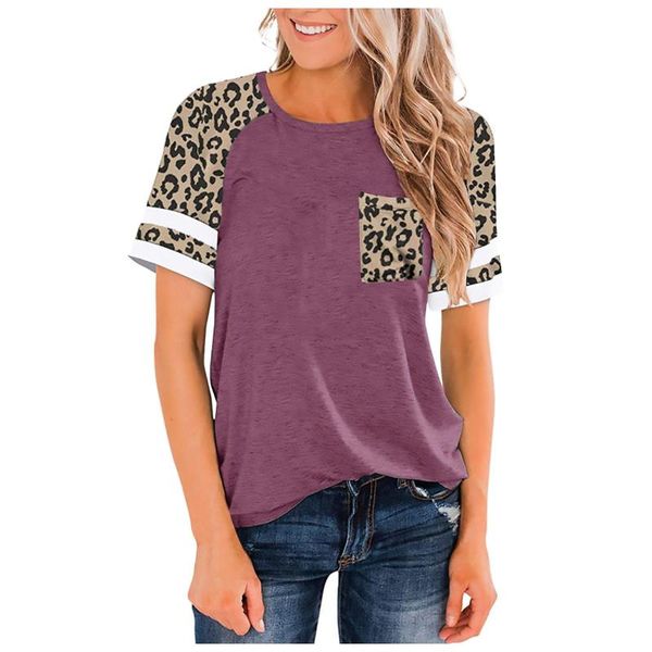 women's t-shirt leopard sleeve y2k summer women loose round neck t-shirts bohemia printing pocket short femme zaraing, White
women's t-shirt leopard sleeve y2k summer women loose round neck t-shirts bohemia printing pocket short femme zaraing, White