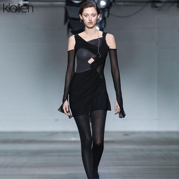 fashion see through black mini dress women spring autumn street office lady slim stretch casual dress 2021 new, Black;gray
fashion see through black mini dress women spring autumn street office lady slim stretch casual dress 2021 new, Black;gray