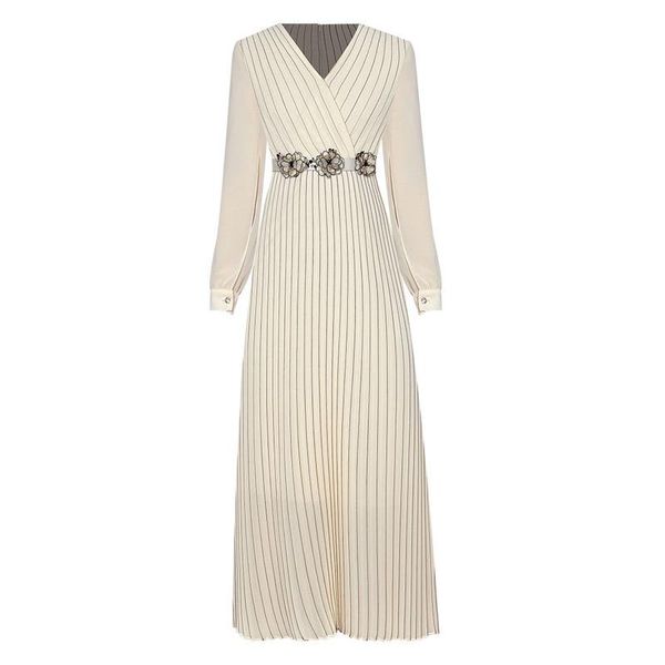 women large size clothing beige / blue pleats striped chiffon dress wrap v neck flower appliques long sleeved maxi party casual dresses, Black;gray
women large size clothing beige / blue pleats striped chiffon dress wrap v neck flower appliques long sleeved maxi party casual dresses, Black;gray