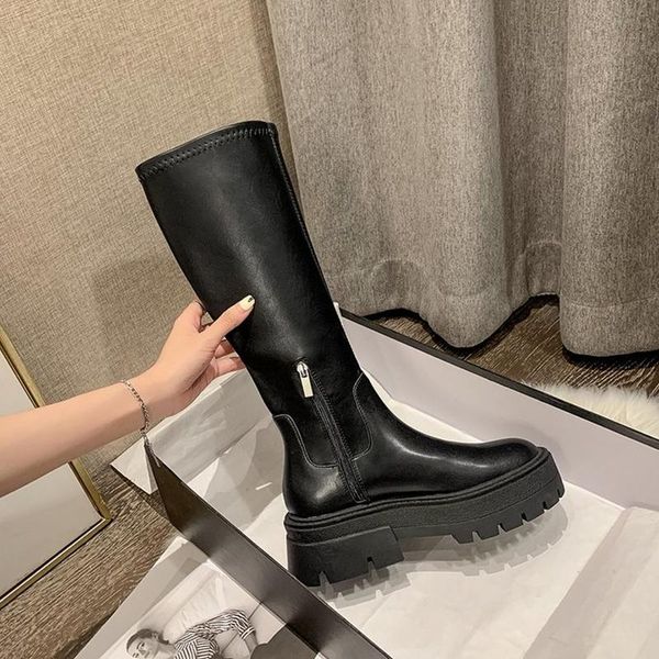 boots 2021 brand design zipper chunky heels knee high winter autumn gothic black comfy walking platform shoes women
boots 2021 brand design zipper chunky heels knee high winter autumn gothic black comfy walking platform shoes women