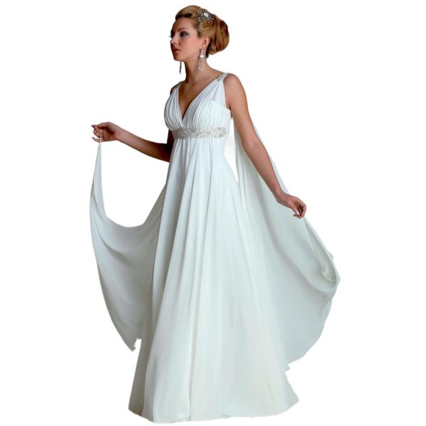 2021 greek goddess wedding dresses 2019 v neck empire a line full length beading white chiffon summer beach pregnant bridal gowns, Blue;red
2021 greek goddess wedding dresses 2019 v neck empire a line full length beading white chiffon summer beach pregnant bridal gowns, Blue;red